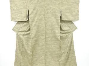 樹木模様織り出し西陣お召着物